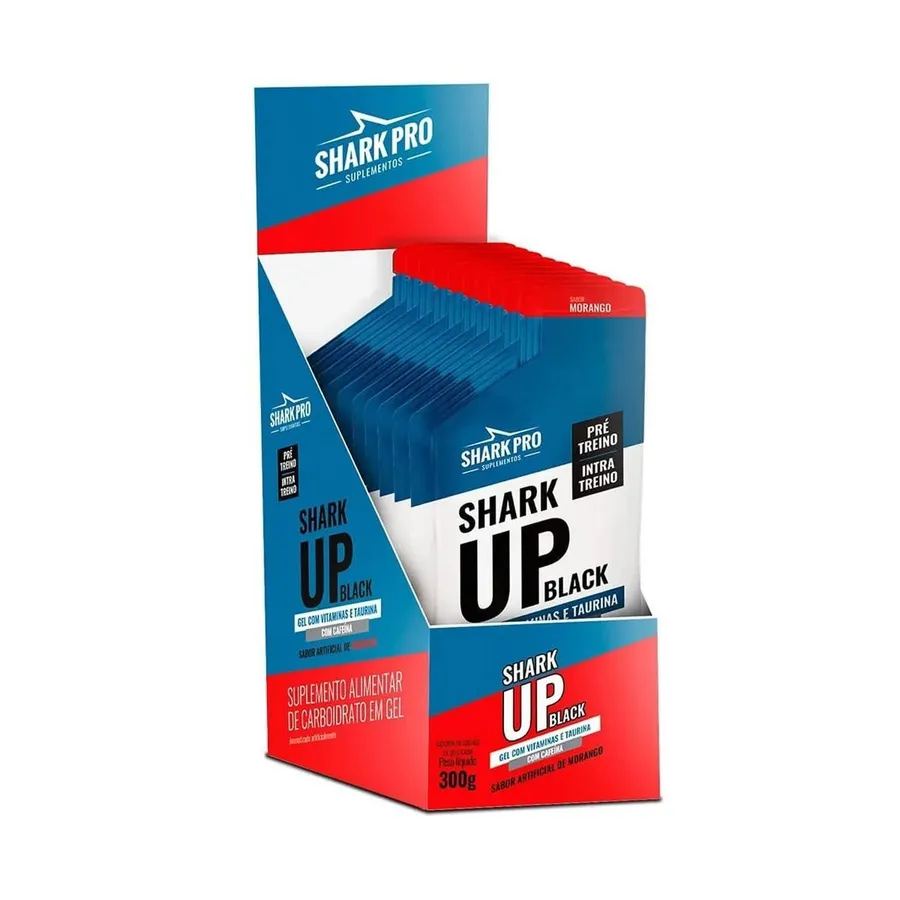 Shark Pro Shark Up Black Gel - 10 Sachês 30g — foto 7