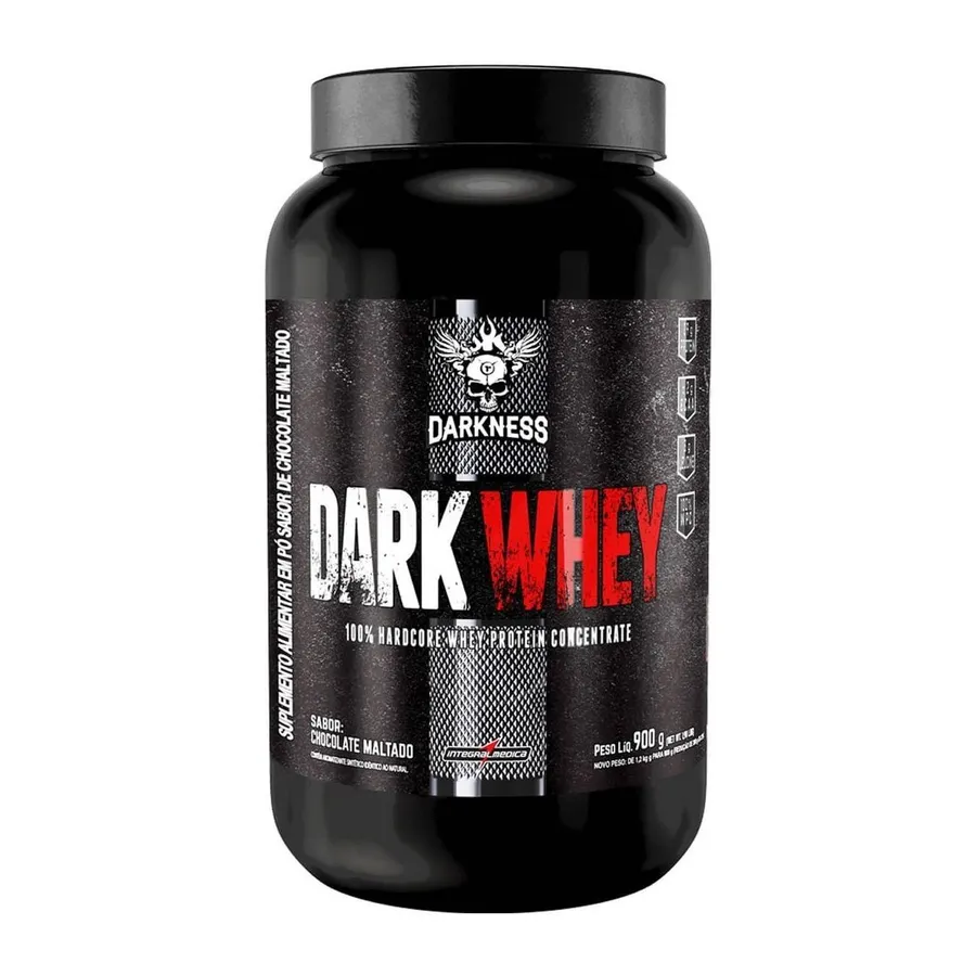 IntegralMédica Dark Whey Darkness - Chocolate Maltado 900g