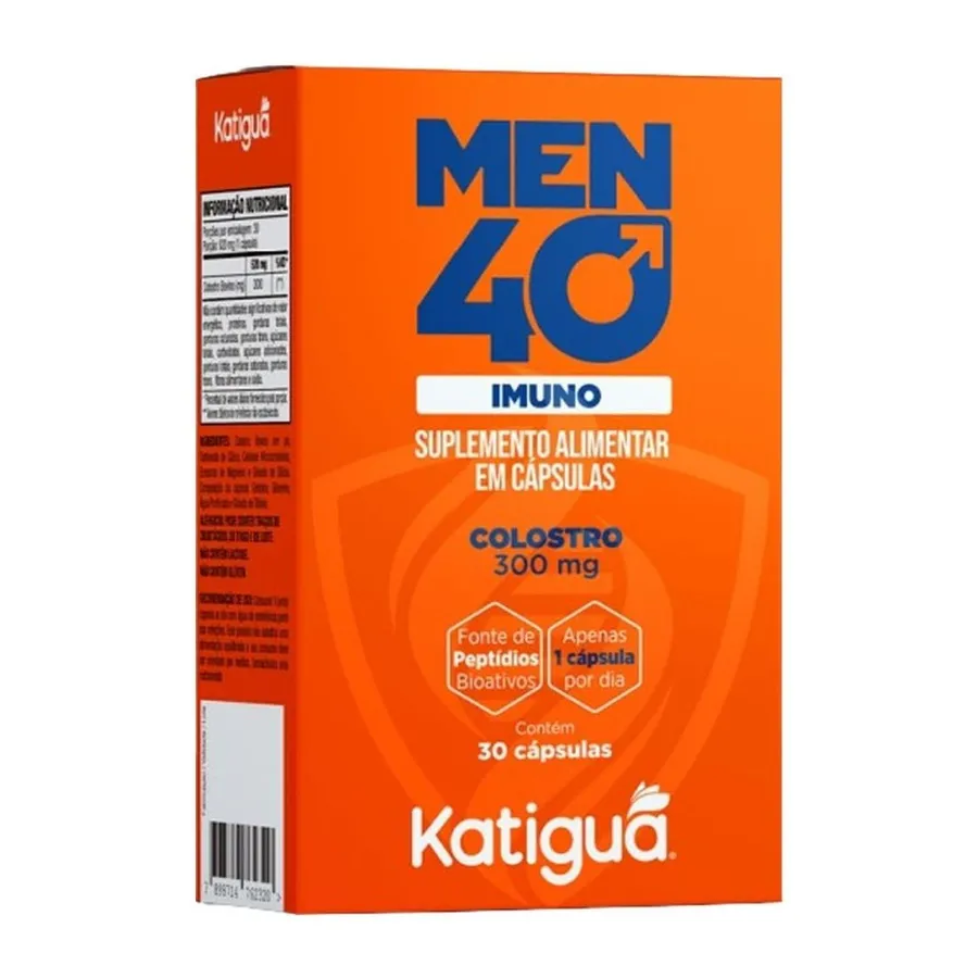 Katiguá Men 40 Imuno Colostro - 30 Cápsulas