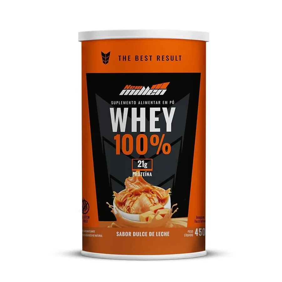 New Millen Whey 100% - Dulce De Leche 450g