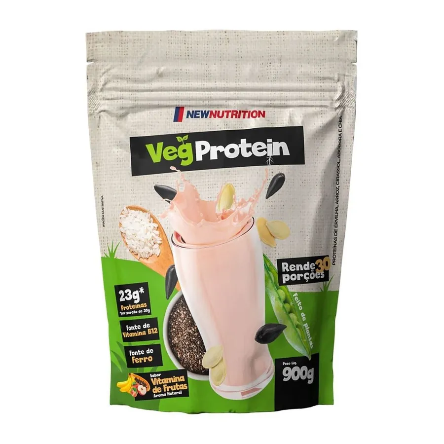 NewNutrition Veg Protein - Vitamina de Frutas 900g