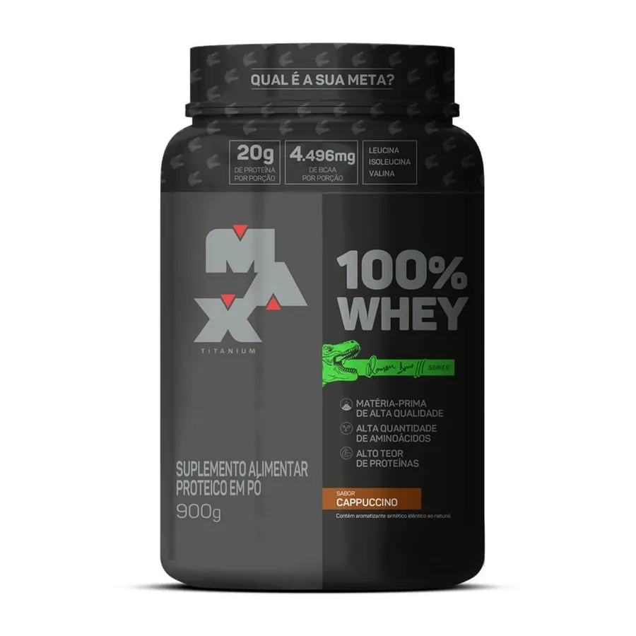 Max Titanium 100% Whey Dino Series - Cappuccino 900g