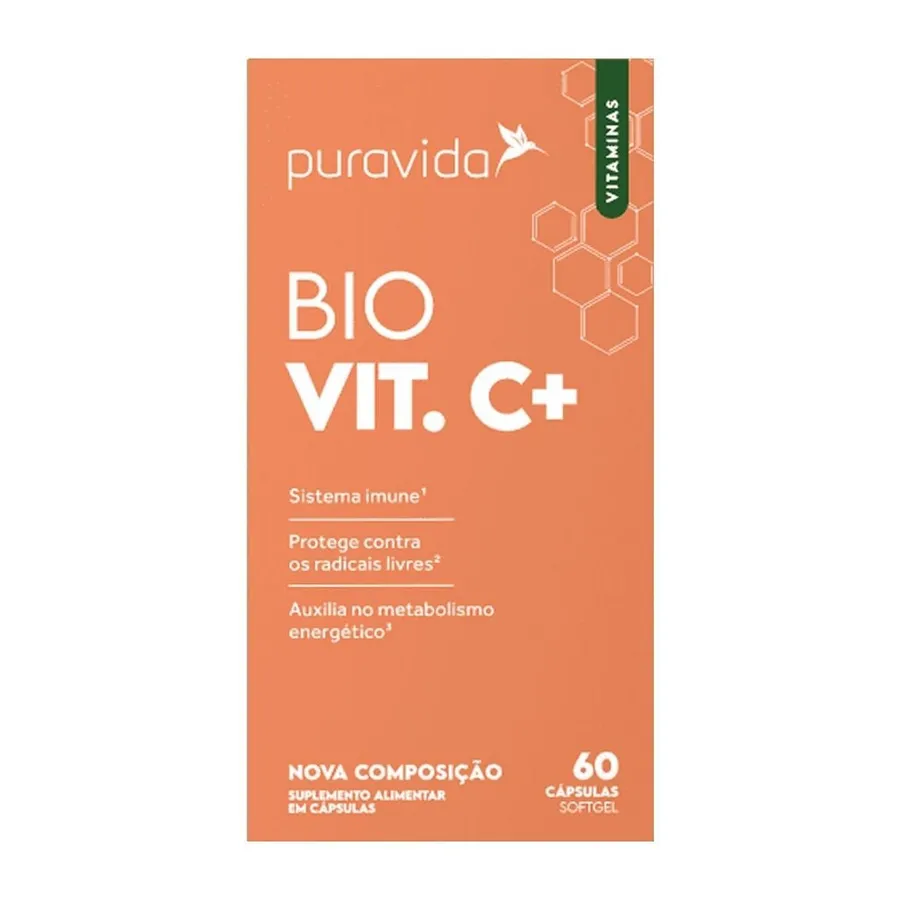 Puravida Bio Vit C+ - 60 Cápsulas