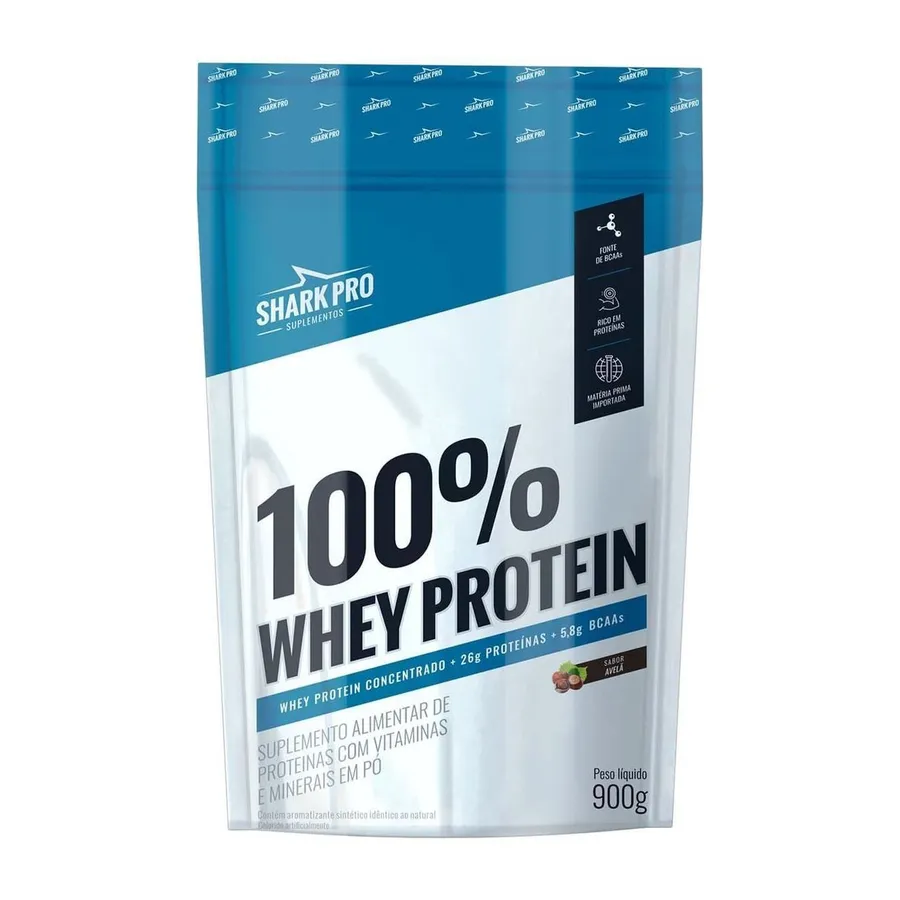 Shark Pro 100% Whey Protein - Refil 900g