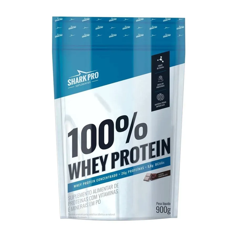 Shark Pro 100% Whey Protein - Refil 900g — foto 4
