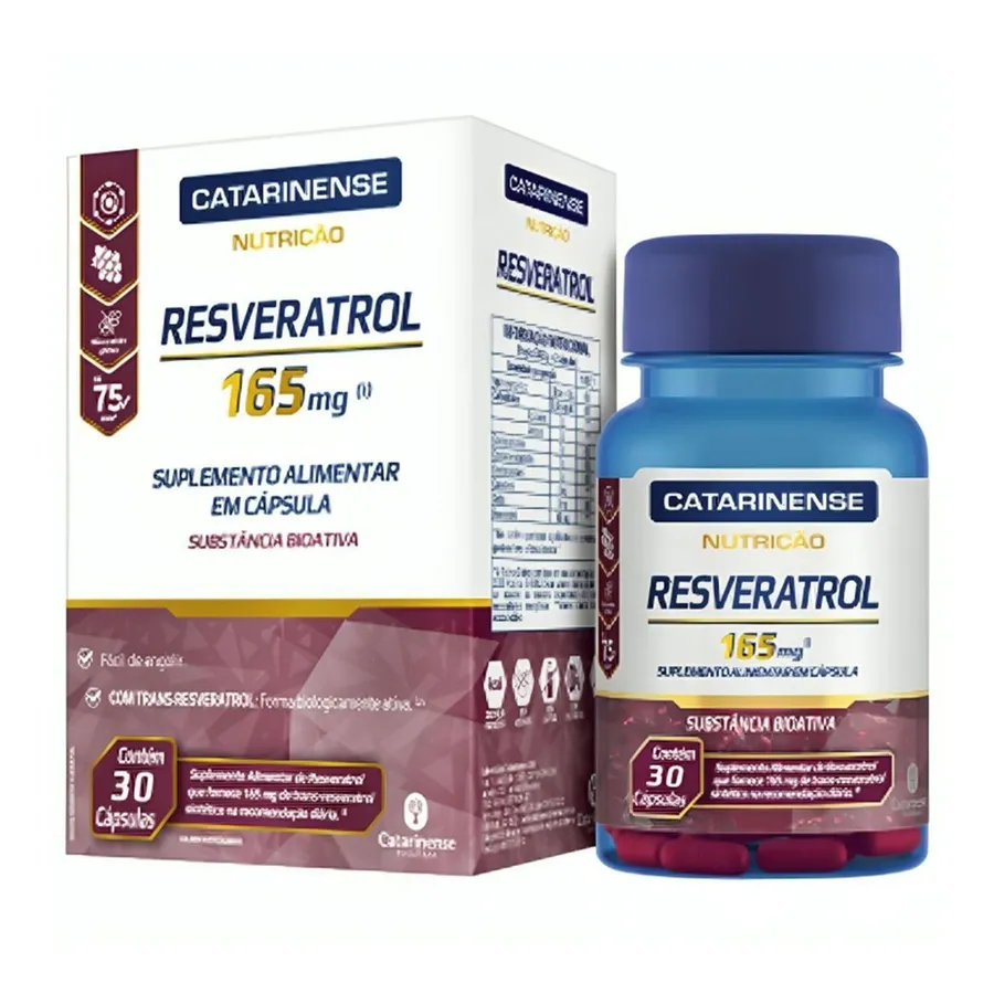 Catarinense Nutrição Resveratrol - 30 Cápsulas