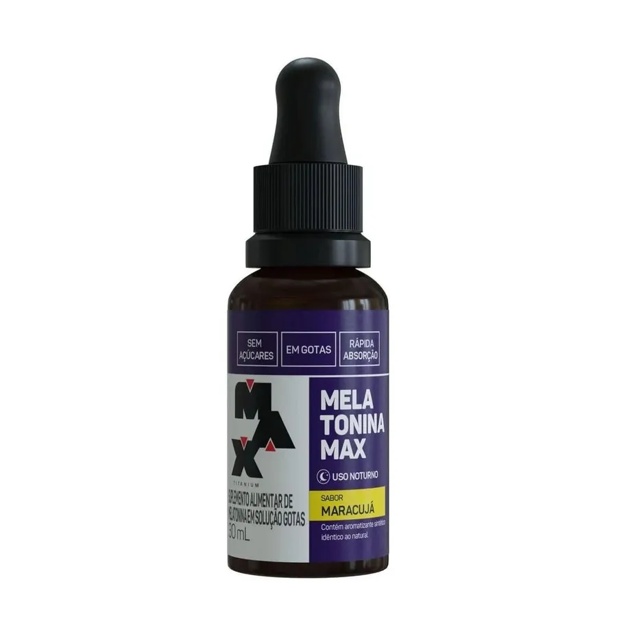 Max Titanium Melatonina - Maracujá 30ml