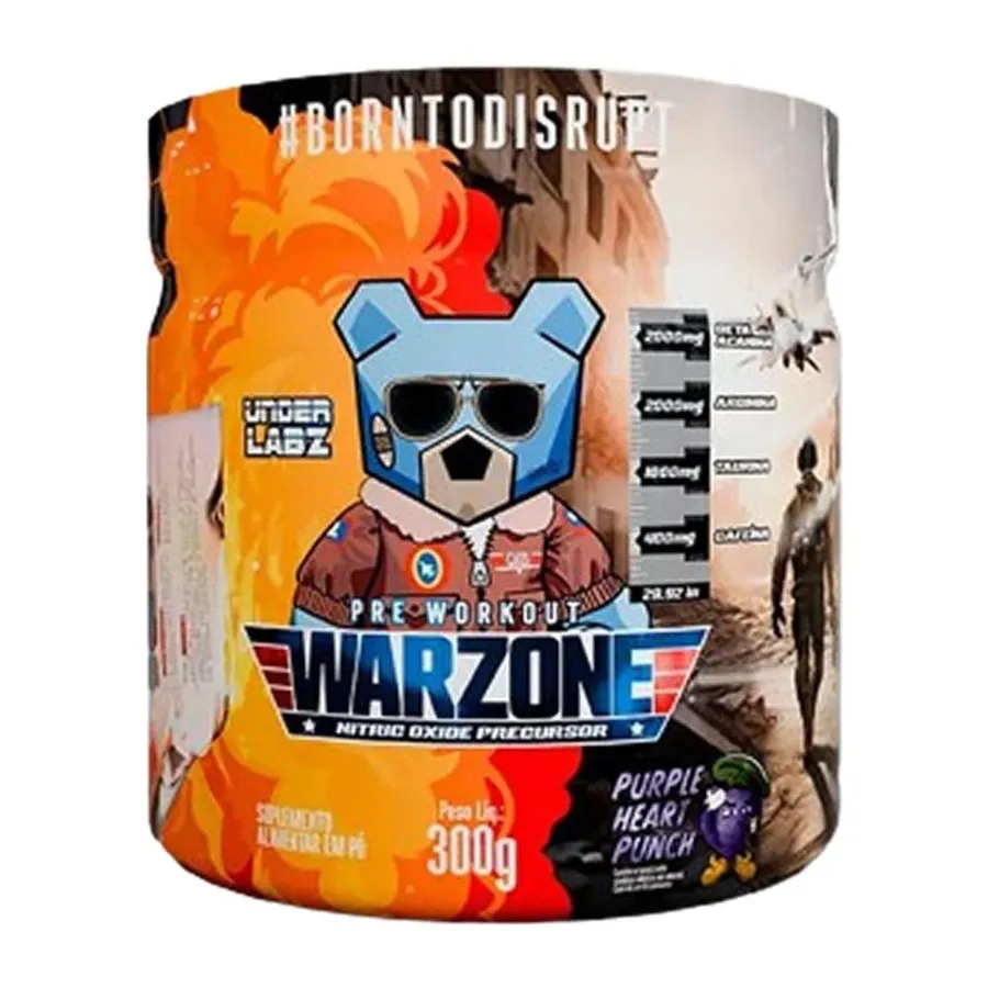 Under Labz Warzone Pré-Treino - Purple Heart Punch 300g
