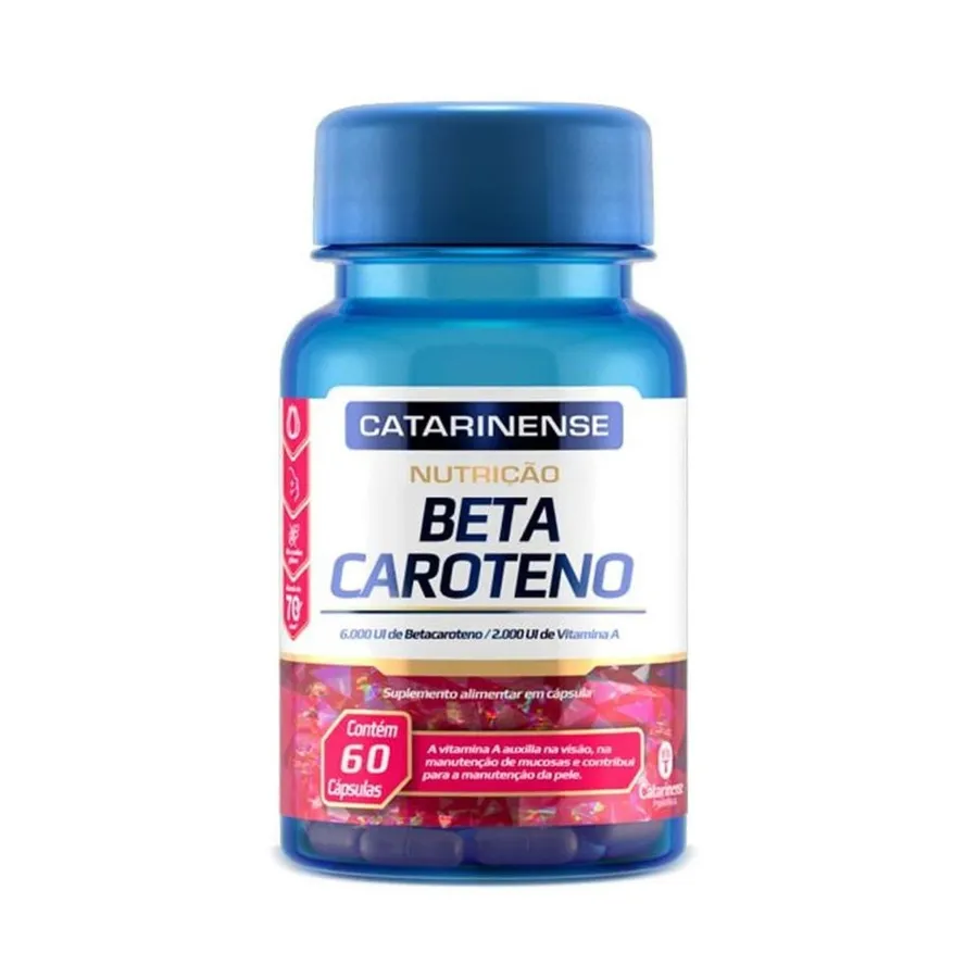 Catarinense Nutrição Beta Caroteno - 60 Cápsulas