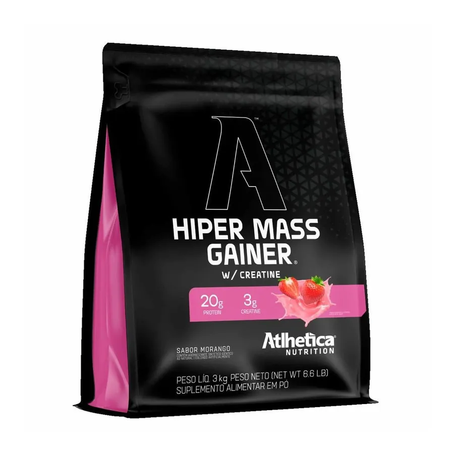 Atlhetica Nutrition Hiper Mass Gainer W/Creatine - Refil 3000g — foto 4