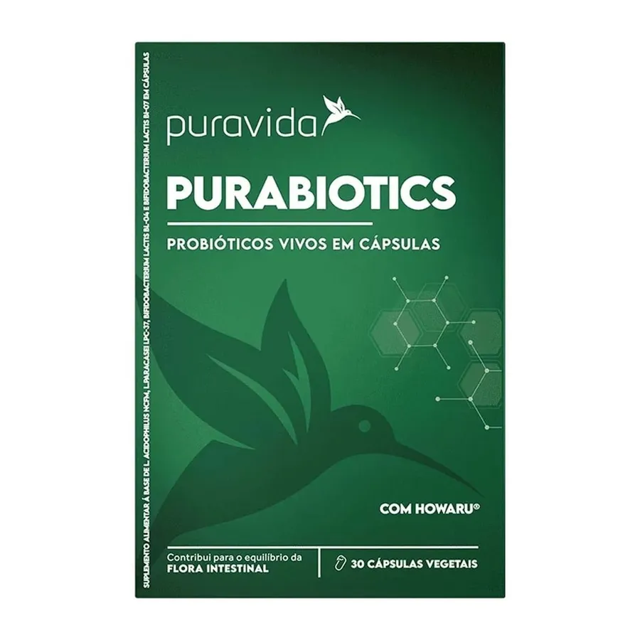 Puravida Purabiotics - 30 Cápsulas Vegetais