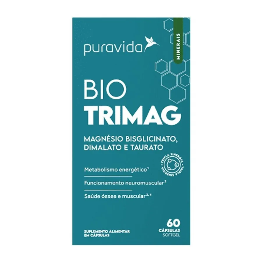 Puravida Bio Trimag - 60 Cápsulas