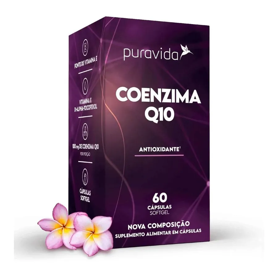 Puravida Coenzima Q10 - 60 Cápsulas
