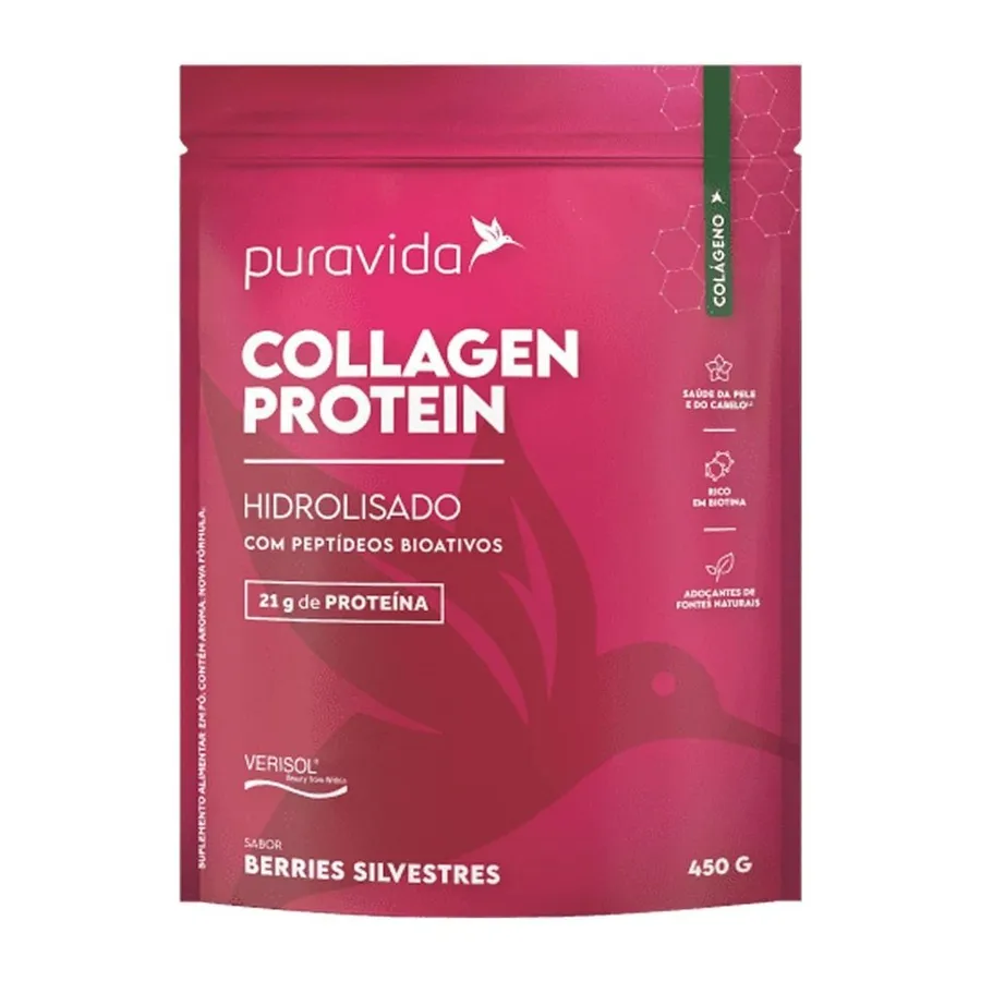Puravida Collagen Protein - Berries 450g