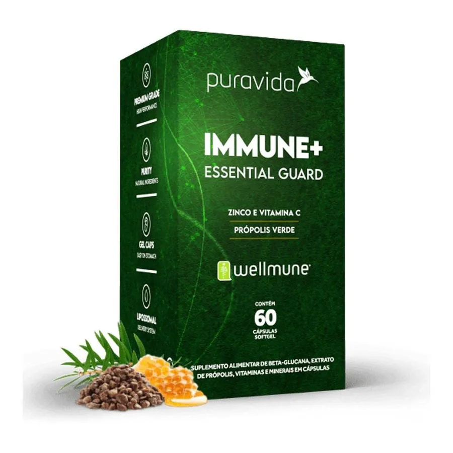 Puravida Immune+ Essencial Guard - 60 Cápsulas