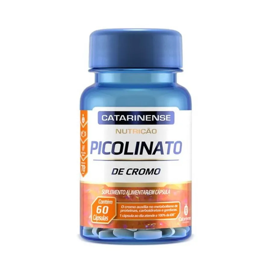 Catarinense Nutrição Picolinato de Cromo - 60 Comprimidos