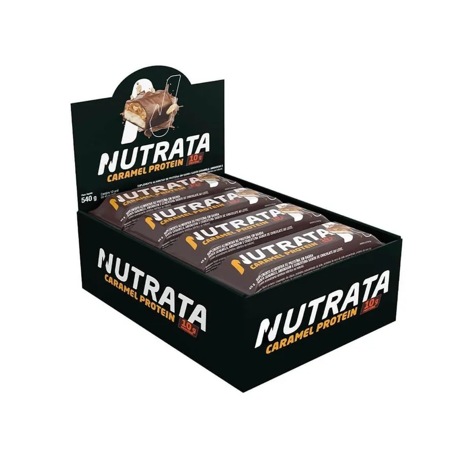 Nutrata Caramel Protein - 12 Barras de 45g