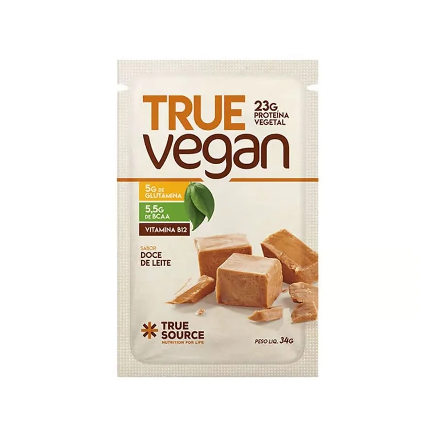 True Source True Vegan - 1 Sachê de Doce de Leite 34g