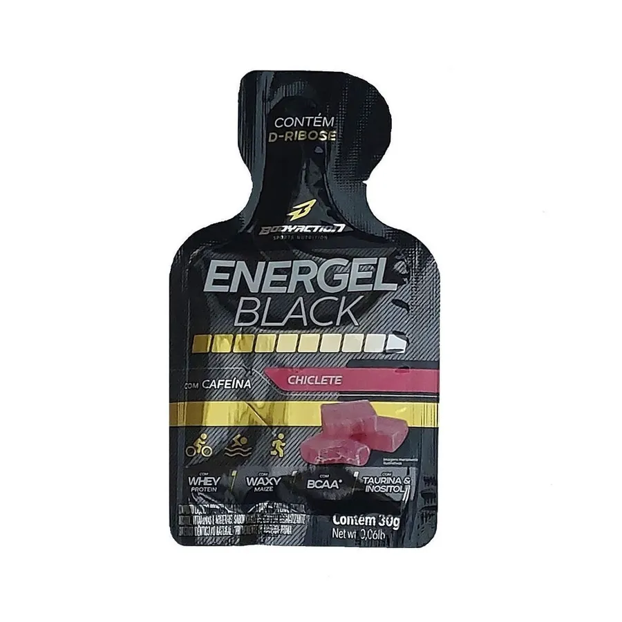 BodyAction Energel Black - 1 Sachê 30g — foto 3
