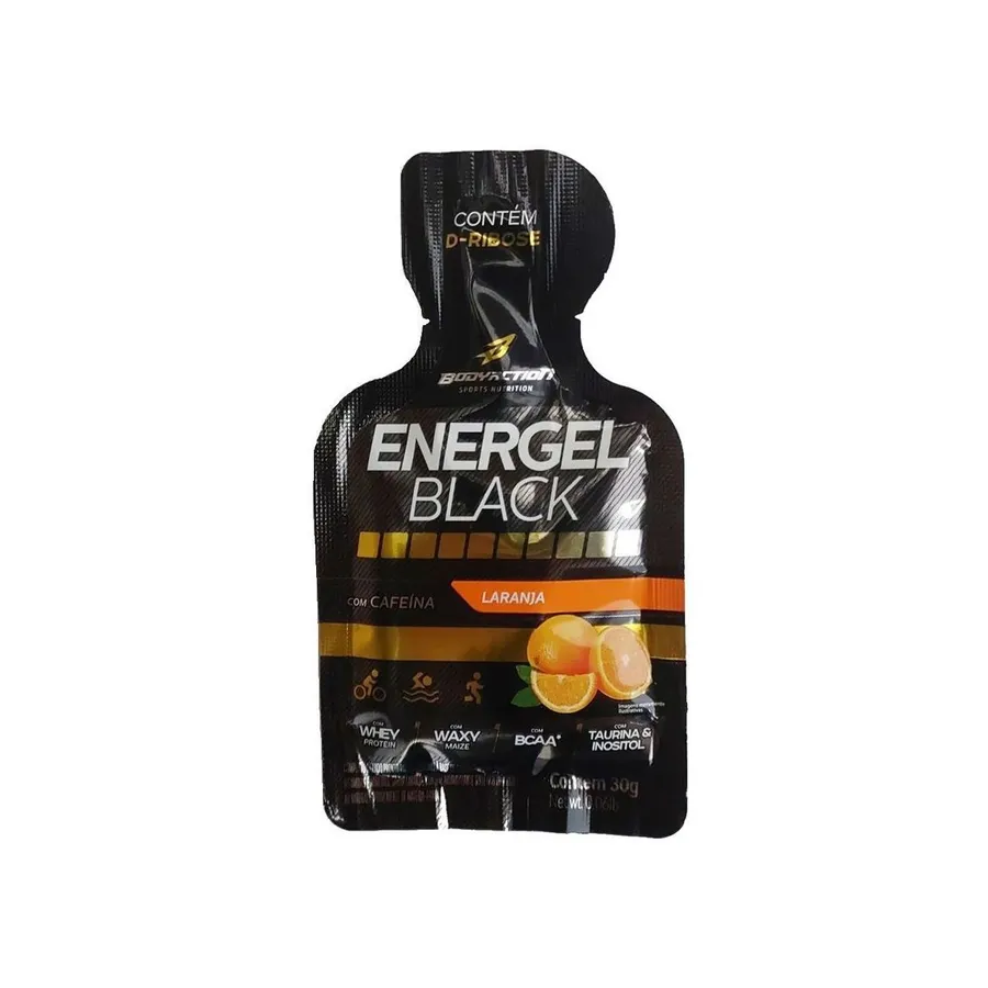 BodyAction Energel Black - 1 Sachê 30g — foto 4