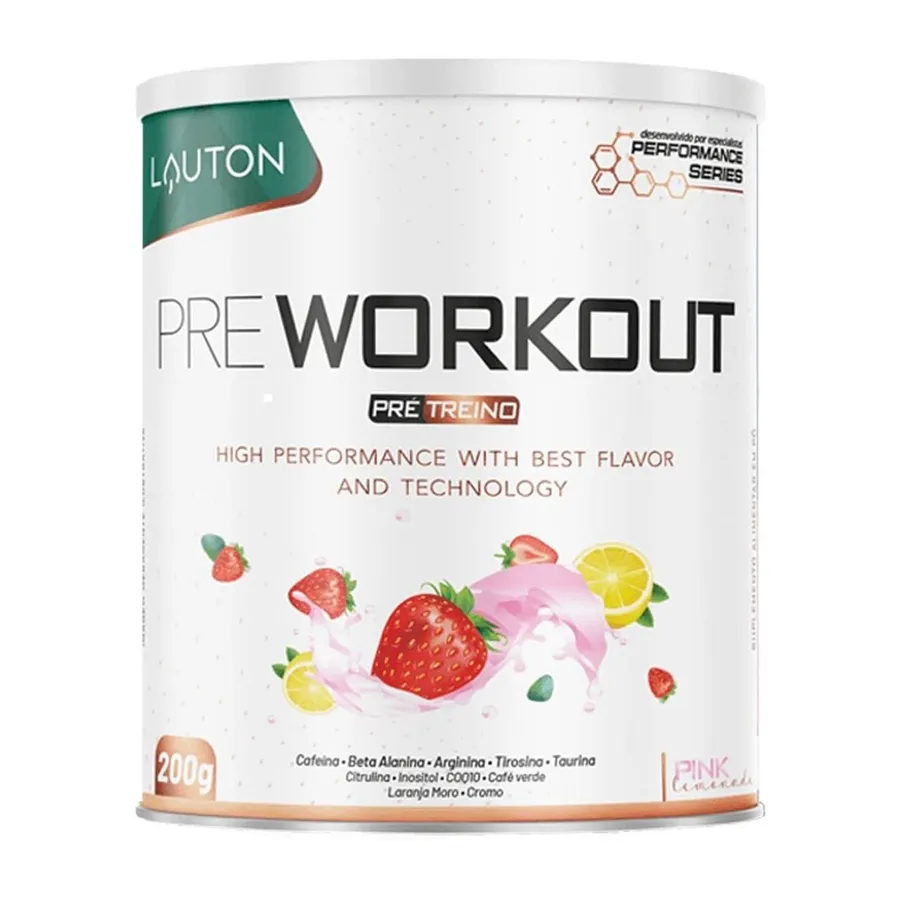 Lauton Nutrition Pré Workout - Pink Lemonade 200g