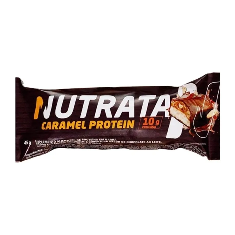 Nutrata Caramel Protein - 1 Barra de 45g