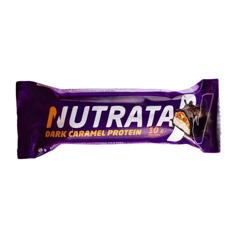Nutrata Dark Caramel Protein - 1 Barra de 45g