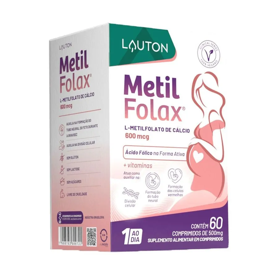 Lauton Nutrition Metil Folax - 60 Comprimidos