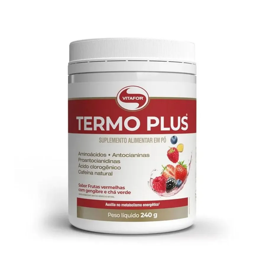 Vitafor Termo Plus - Frutas Vermelhas Com Gengibre e Chá Verde 240g