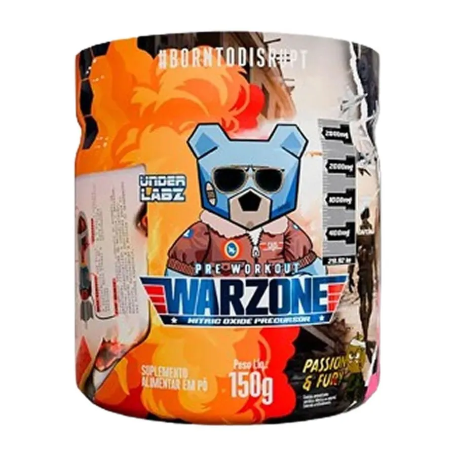 Under Labz Warzone Pré-Treino - Passion & Fury 150g