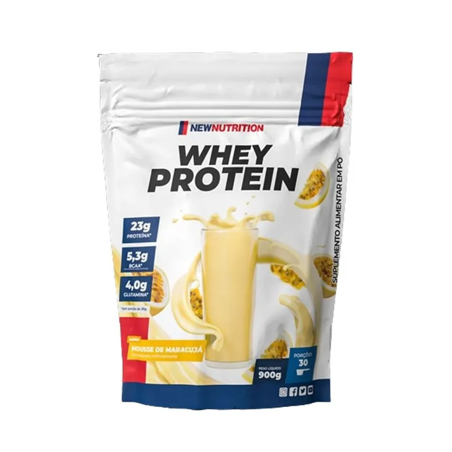 NewNutrition Whey Protein - Refil Mousse de Maracujá 900g