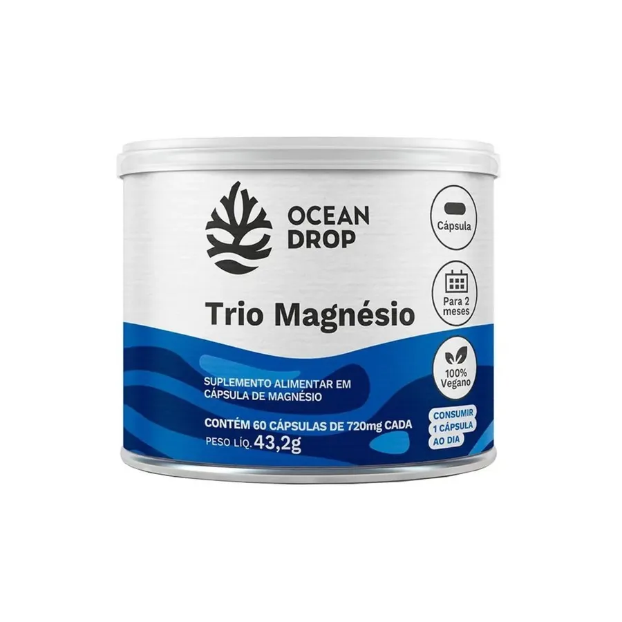 Ocean Drop Trio Magnesio - 60 Cápsulas