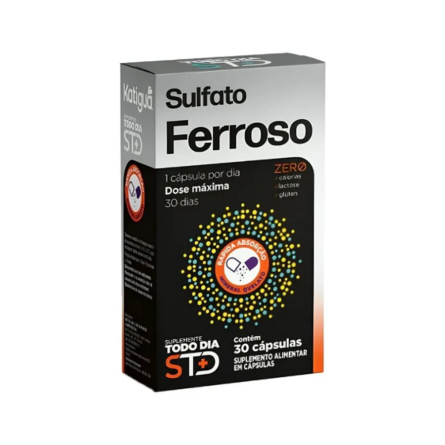 Katiguá Sulfato Ferroso - 30 Cápsulas