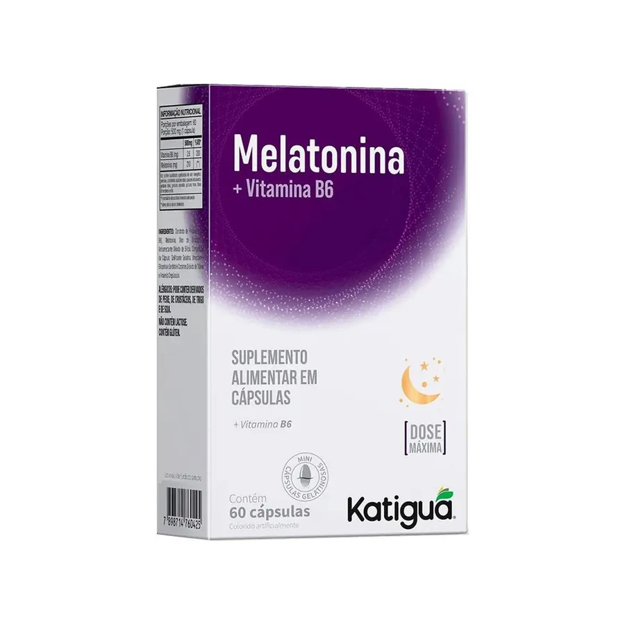 Katiguá Melatonina Moonlight - 60 Cápsulas