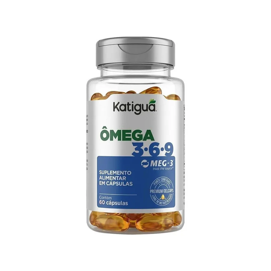 Katiguá Ômega 3 6 9 - 60 Cápsulas
