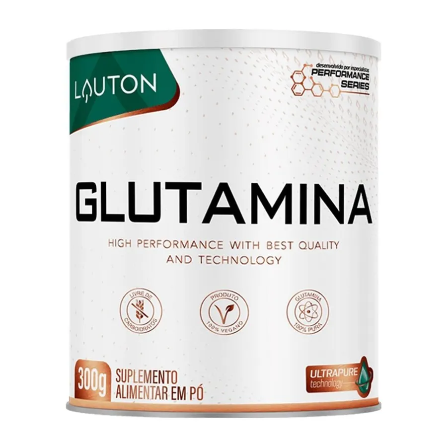 Lauton Nutrition Glutamina Ultrapure - Sem Sabor 300g