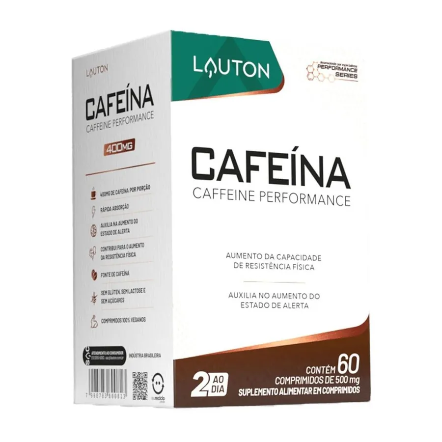 Lauton Nutrition Cafeína - 60 Comprimidos