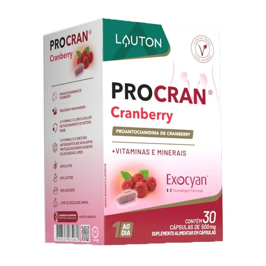 Lauton Nutrition Procran Cranberry - 30 Cápsulas