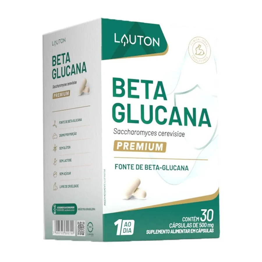 Lauton Nutrition Beta-Glucana - 30 Cápsulas