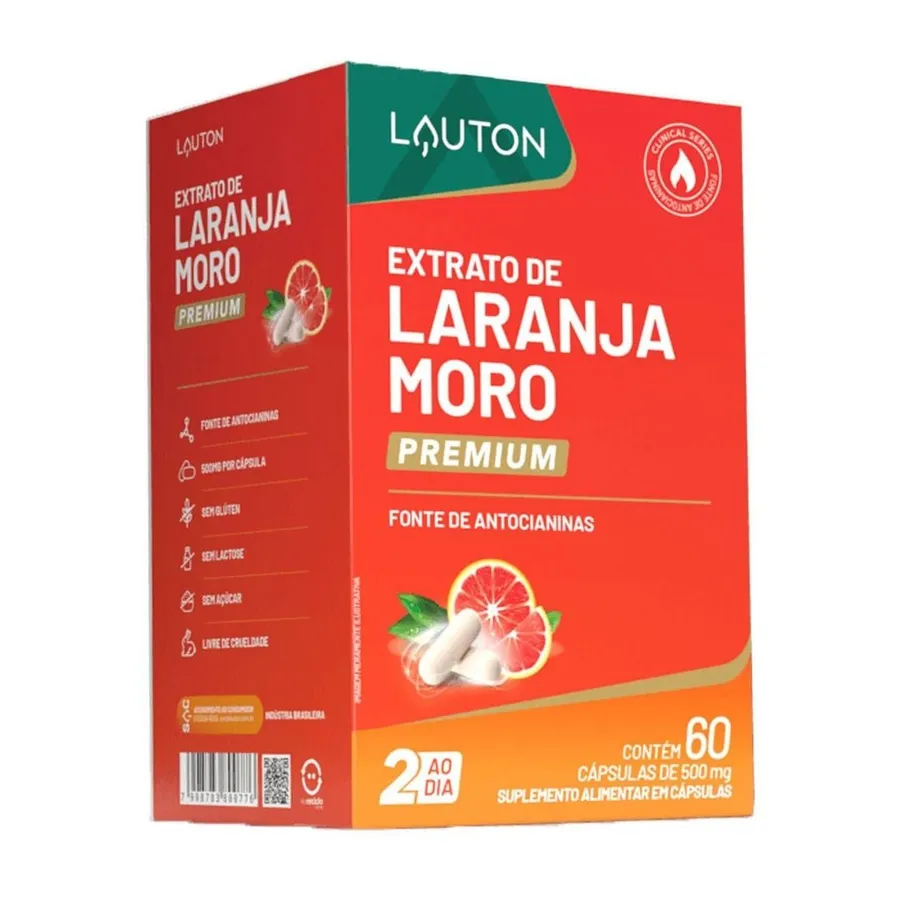 Lauton Nutrition Laranja Moro Premium - 60 Cápsulas