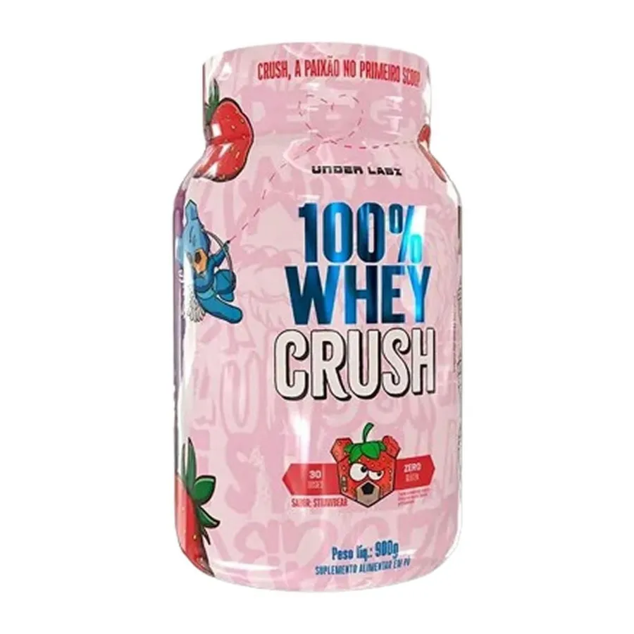 Under Labz 100% Whey Crush - Strawbear 900g