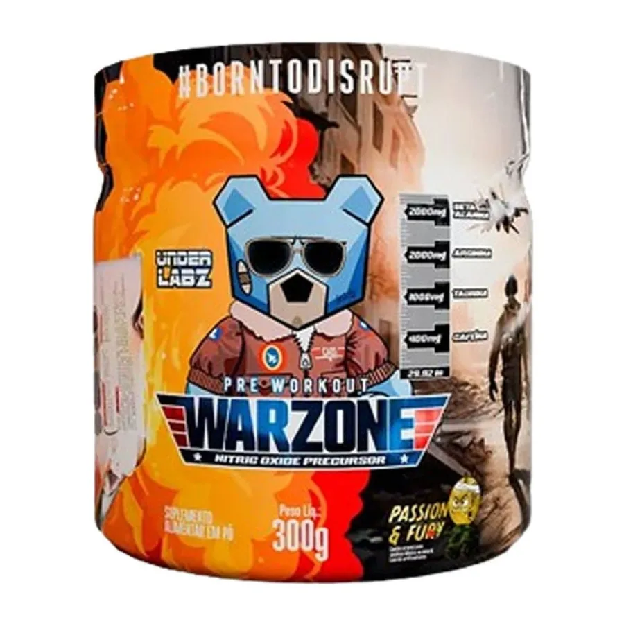 Under Labz Warzone Pré-Treino - Passion & Fury 300g