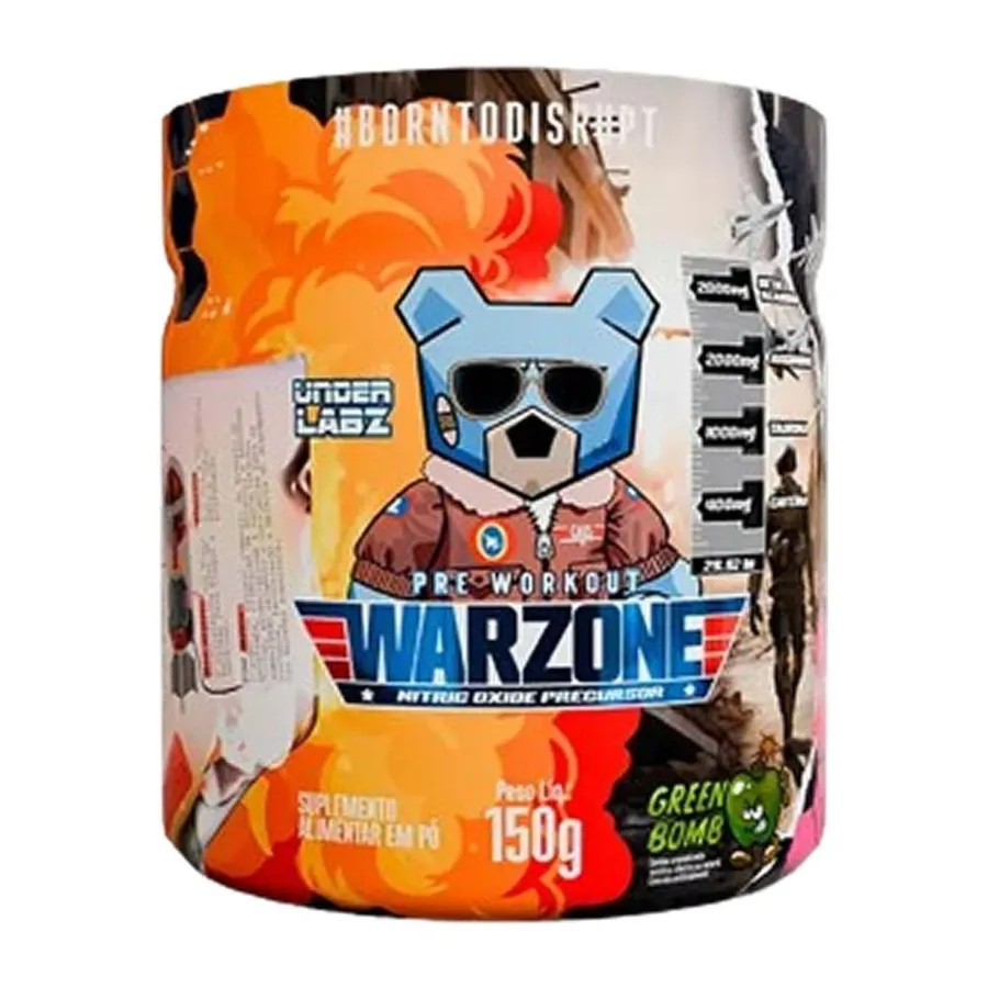 Under Labz Warzone Pré-Treino - Green Bomb 150g