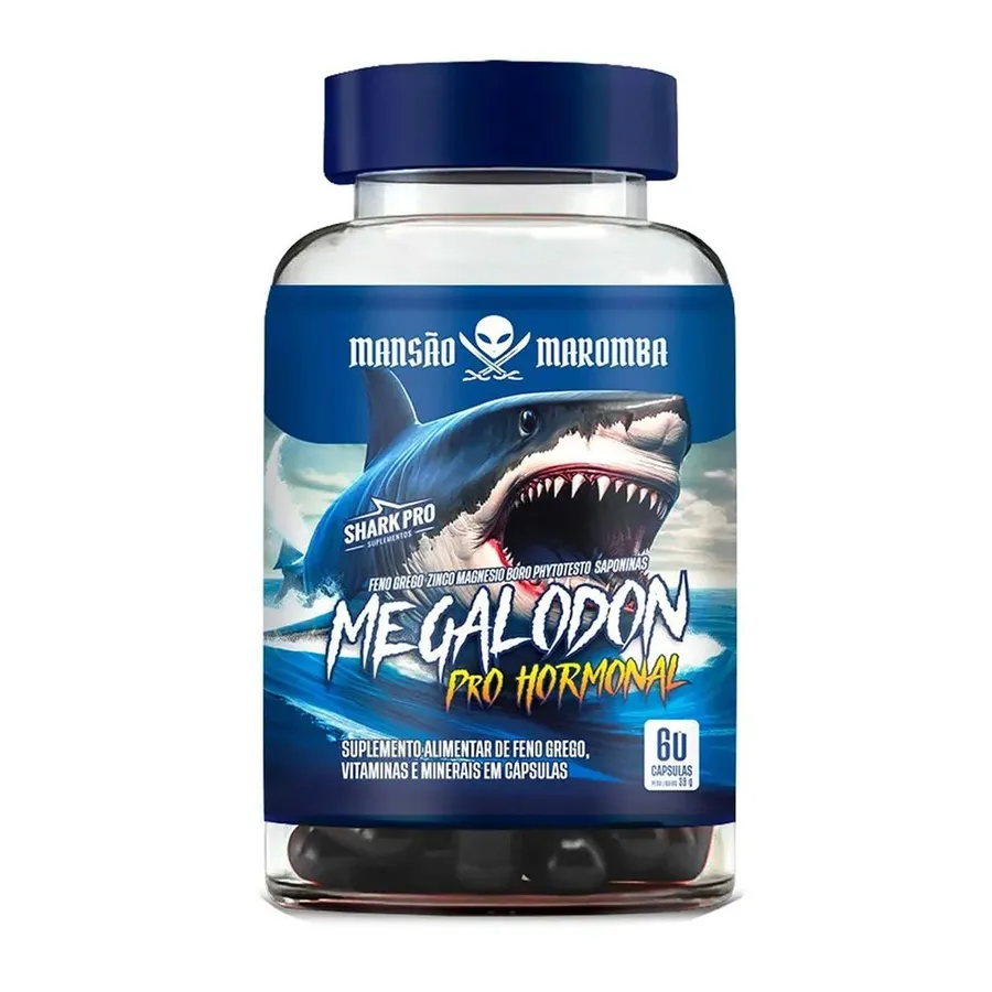 Shark Pro Megalodom Mansão Maromba - 60 Cápsulas