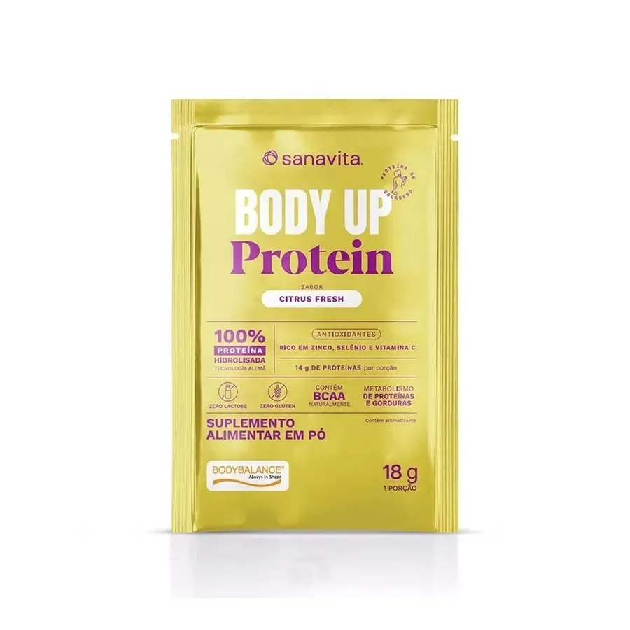 Sanavita Body Up Protein - 1 Sachê Citrus Fresh 20g