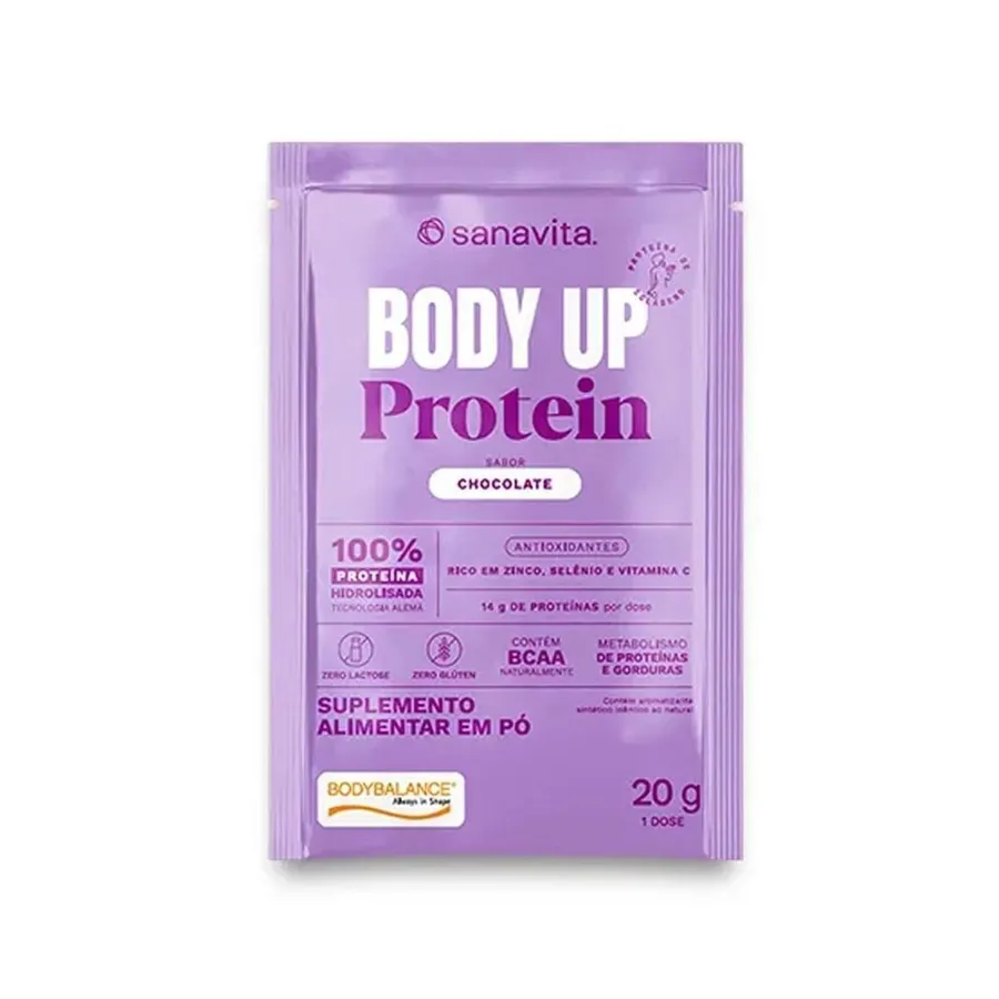 Sanavita Body Up Protein - 1 Sachê Chocolate 20g