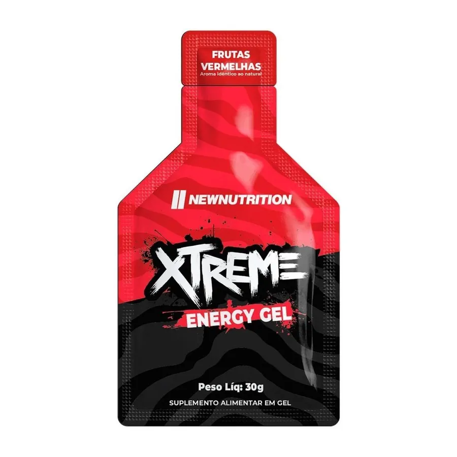 NewNutrition Xtreme Energy Gel - 1 Sachê de Frutas Vermelhas 30g