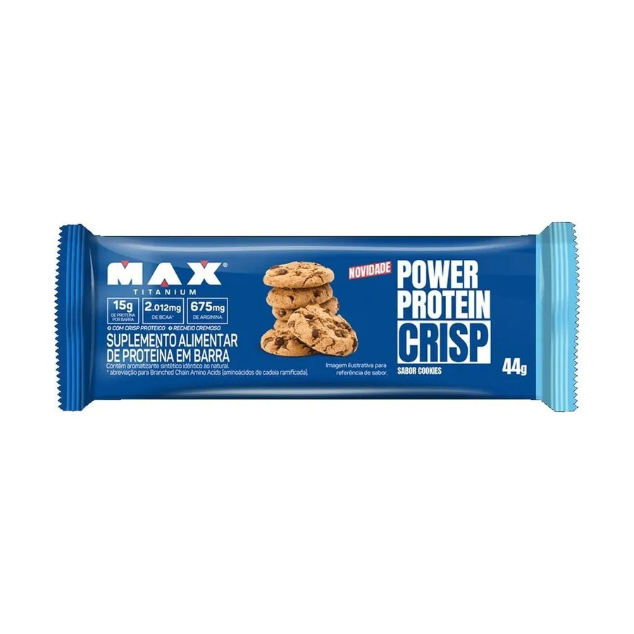 Max Titanium Power Protein Crisp - 1 Unidade 44g