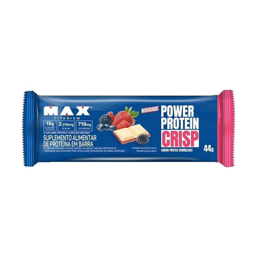 Max Titanium Power Protein Crisp - 1 Unidade 44g — foto 4