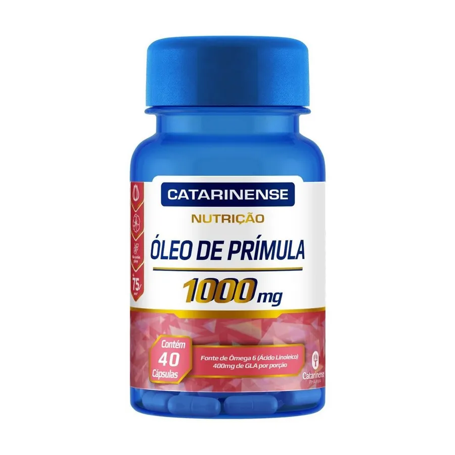 Catarinense Nutrição Óleo de Prímula - 1000mg 40 cápsulas